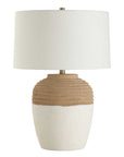 Bellaby - Terracotta Table Lamp - Brown / White