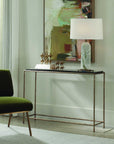 Ovard - Minimalist Metal Console Table - Brass