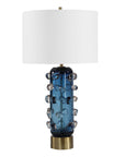 Aura - Table Lamp - Blue / Brass