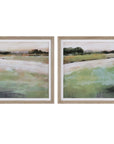 Vivid Vista - Framed Prints (Set of 2) - Green