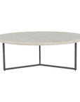 Chloe - Marble Coffee Table - White