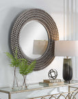 Portside - Round Gray Mirror