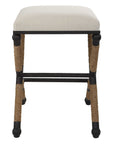 Firth - Rustic Counter Stool - Oatmeal