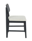 Deaven - Upholstered Dining Chair (Set of 2) - Oak Black