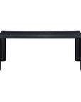 Post - Small Dining Table - Black Oak