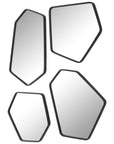 Linneah - Mirrors (Set of 4) - Black