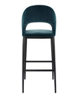 Roger - Barstool - Teal Velvet