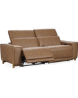 Kadon - Leather Power Recliner Sofa - Camel
