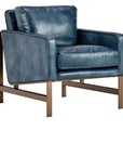 Chazzie - Club Chair - Ocean Blue