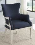Gordonston - Blue Fabric Accent Chair