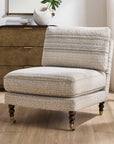 Chatsworth - Modern Slipper Chair - White