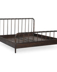 Vivian - King Bed - Dark Brown