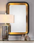Niva - Metallic Wall Mirror - Gold