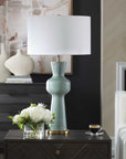 Pollard - Slate Table Lamp - Green