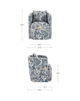 Cecil - Dining Chair Tapestry - Blue / Gray