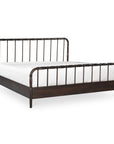 Vivian - King Bed - Dark Brown