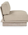 Livia - Outdoor Armless Chair - Taupe