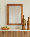 Bishop - Gunstock Oak Mirror - Woodtone