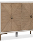 Melange - Lisette Hall Chest - Beige / Light Brown
