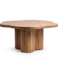 Alvaro - 65" Dining Table - Golden Wheat