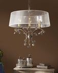 Alenya - 6 Light Shade Chandelier - Gold
