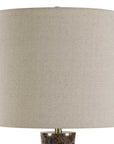 Jameson - Marble Cones Table Lamp - Brown