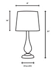 Volongo - Buffet Lamp - Stone Ivory
