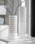 Angelou - Vases (Set of 2) - White