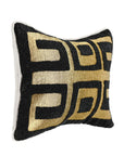 Radiant Oasis - 12" x 16" Dala Pillow - Black / Gold