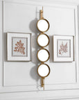 Button - Mirror - Gold