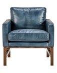Chazzie - Club Chair - Ocean Blue