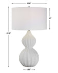 Antoinette - Marble Table Lamp - White