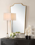 Demure - Antique Gold Mirror - Gold