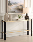 Cunene - Contemporary Console Table - Black