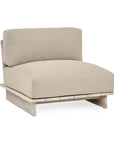 Livia - Outdoor Armless Chair - Taupe