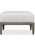 Borneo - Cushion Outdoor Ottoman - White