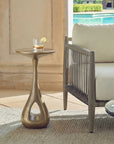 Tolstoy - Indoor-Outdoor Accent Table - Brass