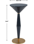 Luster - Accent Table - Navy Blue