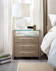 Affinity - 3-Drawer Nightstand - Gray