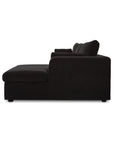 Burrow - Sleeper Sectional With Right Storage Chaise - Black