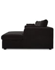 Burrow - Sleeper Sectional With Right Storage Chaise - Black
