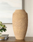 Sandstone Flow - Terracotta Vase