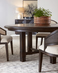 Retreat - Pole Rattan Round Dining Table With 1-20in Leaf