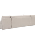 Fable - Slipcover Dining Banquette L-Shape Sectional - Beige