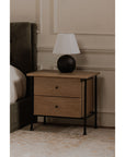 Rene - Accent Nightstand - Light Brown