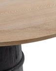 Lunen - 55" Round Dining Table - Soft Reef Noir