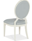 Serenity - Martinique Side Chair (Set of 2) - White / Pearl Silver