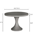 Isadora - Outdoor Dining Table - Dark Gray