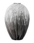 Chocolate Cascade - Indoor-Outdoor Vase - Brown,White