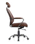 Executive - Leather Office Chair - Dark Brown